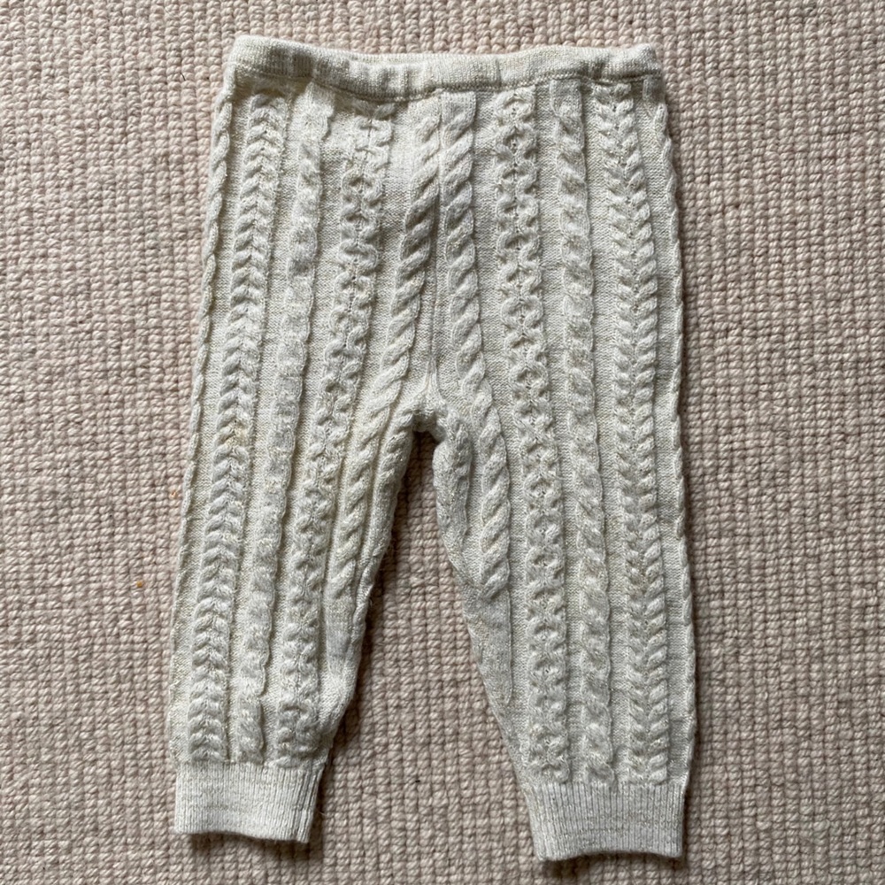 Baby B’Gosh cable knit leggings